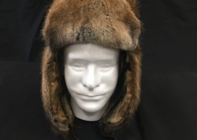 Custom Made Beaver or Muskrat Trappers Hat